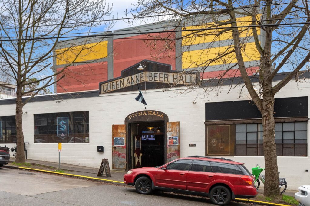 Street view of Queen Anne Beer Hall