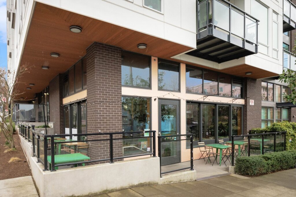 Street view of Coltiva pizzeria