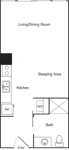 Studio C floor plan