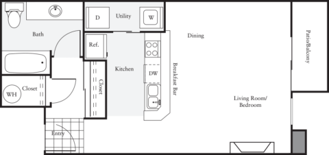 Studio M Floor plan